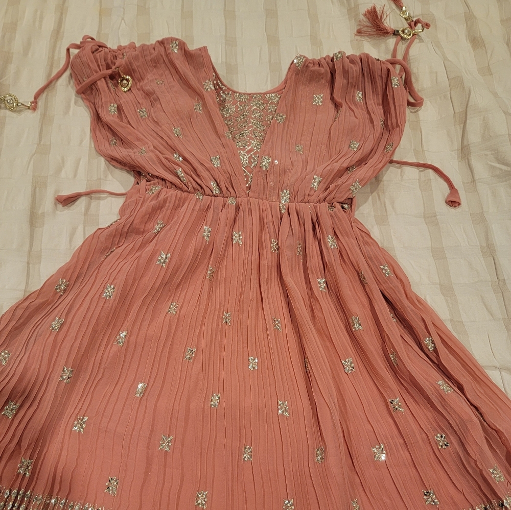 NWT Girls Anarkali Gown Sz 22